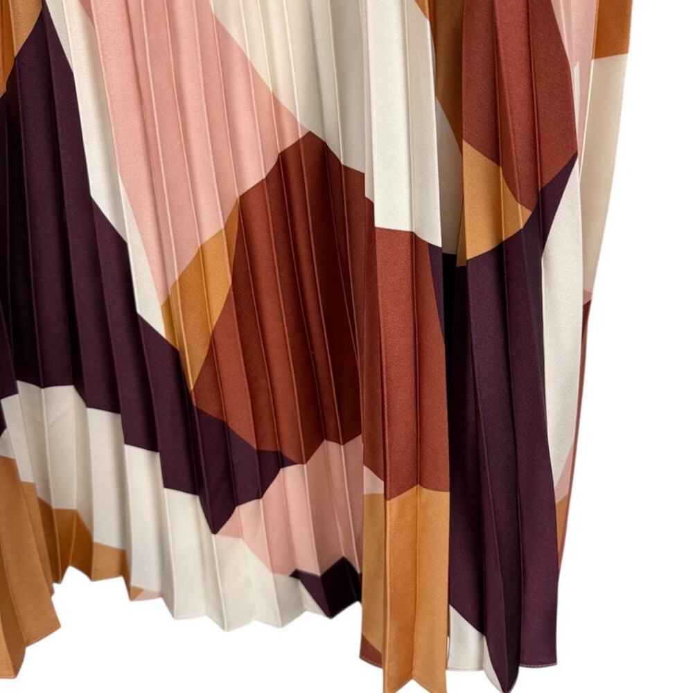 Worthington Satin Pleated Elastic Waist Pull On Skirt Maxi Log Womens sz XL - Picture 7 of 16